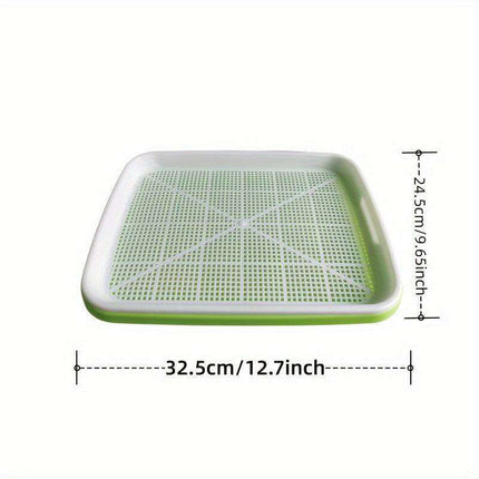 5-Pack Hydroponic Seed Germination Trays for Indoor & Outdoor Plant Growth (Lid-Free)