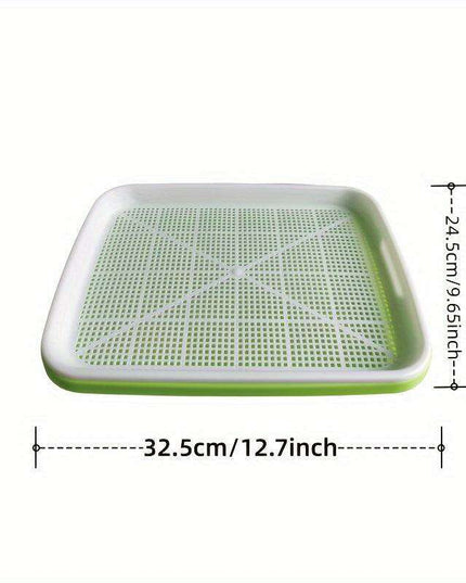 5-Pack Hydroponic Seed Germination Trays for Indoor & Outdoor Plant Growth (Lid-Free)