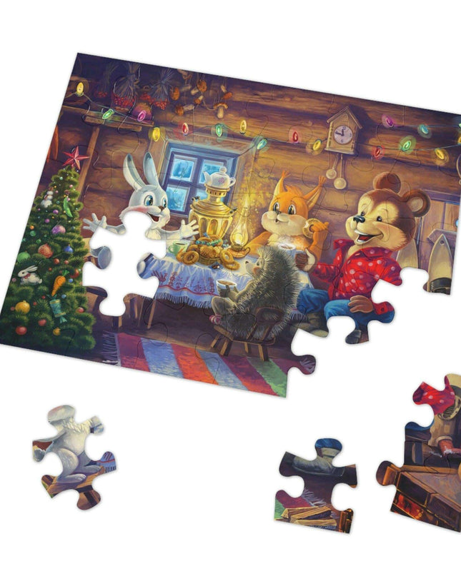 Holiday Cheer Jigsaw Puzzle - Premium Family Fun