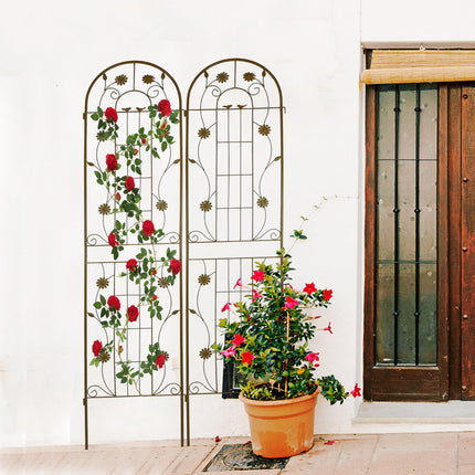 Room & Decor 2 Pack Rustproof Metal Garden Trellis for Climbing Plants