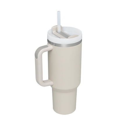 Peekaboo Studio 40 Oz Insulated Tumbler with Handle & Straw, Spill Pro