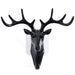 Elegant Deer Head Garage Wall Hook: Artistic Wildlife Accent with Lifelike Detailing