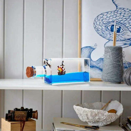 Nautical Tranquility: Enchanting Illusionary Boat Display | Coastal Home Décor & Gift Collection