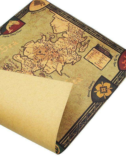 Westeros Map Retro Kraft Paper Wall Art - Game of Thrones Vintage Poster
