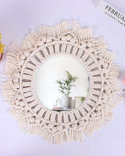 Nordic Chic: Artisan-Made Geometric Acrylic Vanity Mirror