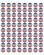 2 inch sticker 100pcs