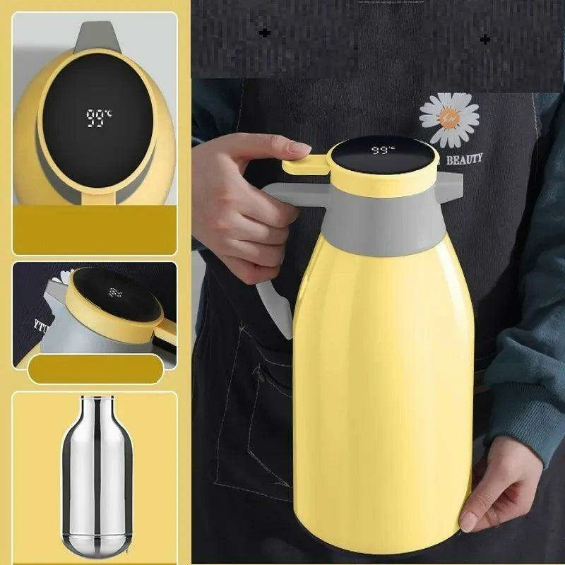 2L Elegant Touchscreen Thermal Beverage Dispenser - Premium Hot Drink Server - Très Elite