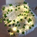 Enchanted Oasis: Premium Artificial Rattan Garland with Silk Leaves and LED Lights