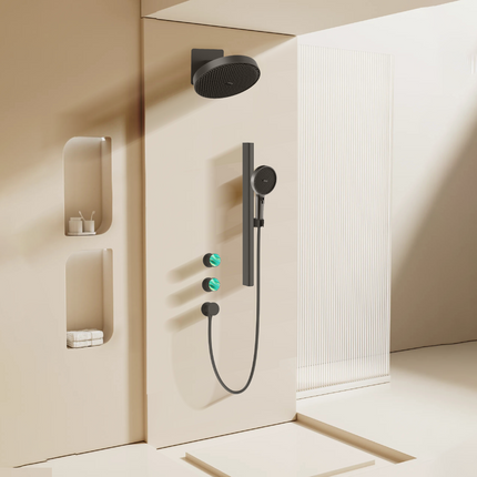 Concealed Shower Set | Full Copper, Digital Disp