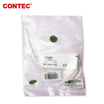 CONTEC Neonate Arm BP Cuff 4.2 to 7.1 cm Disposable for CONTEC Patient Monitor