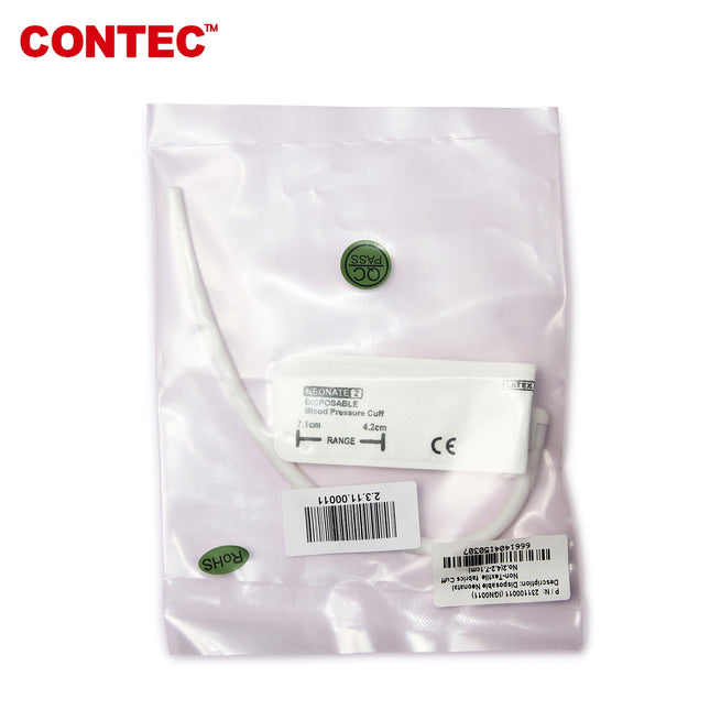 CONTEC Neonate Arm BP Cuff 4.2 to 7.1 cm Disposable for CONTEC Patient Monitor