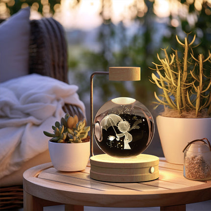 Peekaboo Studio Cosmic Dinosaur Night Light - USB Powered & Warm Glow