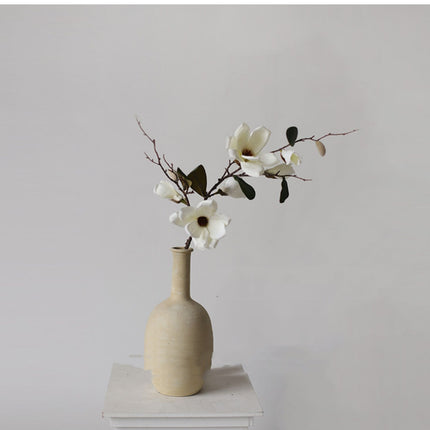 Peekaboo Studio Seven Head Velvet Magnolia Single Branch - Realistic T
