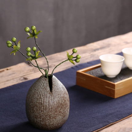 Handmade Ceramic Vintage Tabletop Ornament Vase 8.4x10cm