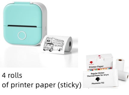 Portable Mini Thermal Label Printer Home Photo Printer Student Wrong Q