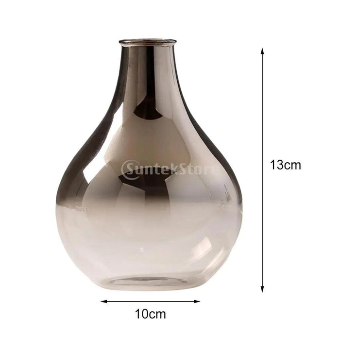 Ash Gradient Glass Vase - Stylish Home Decor Piece