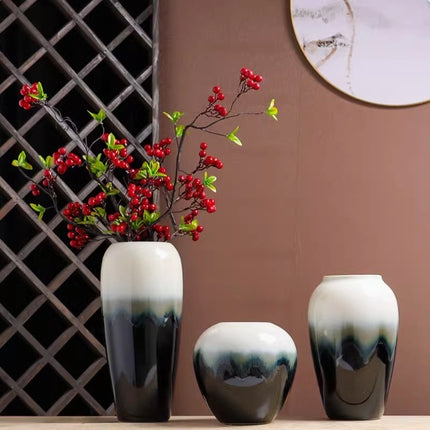 Ceramic Hydroponic Table Vase Set Modern Simple Home Decor