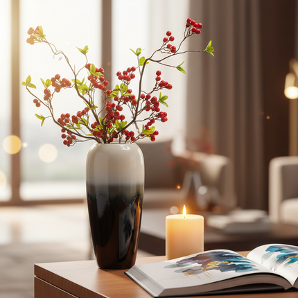 Ceramic Hydroponic Table Vase Set Modern Simple Home Decor