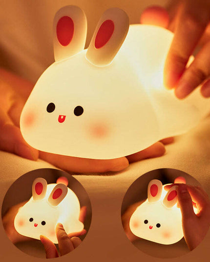 Bunny Glow: Touch LED Night Light for Kids