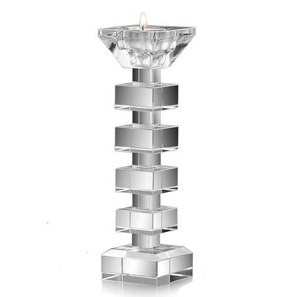 Crystal Candle Holder For Modern Home Showrooms And Wedding Centerpieces