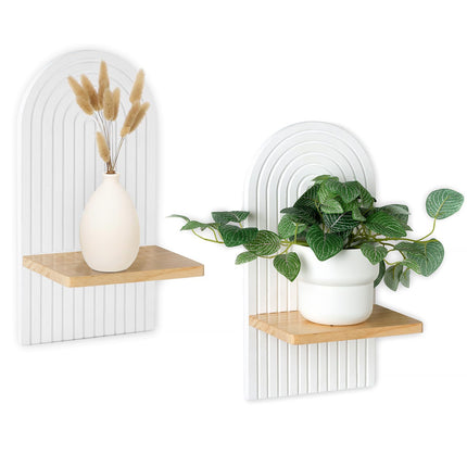 Wood Candlestick Shelf Wall Decor For Living Room Aromatherapy Candle Holder