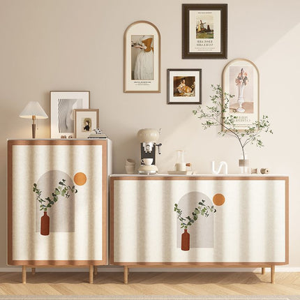Punch-free Cabinet Shade Curtain Kitchen Door Curtain