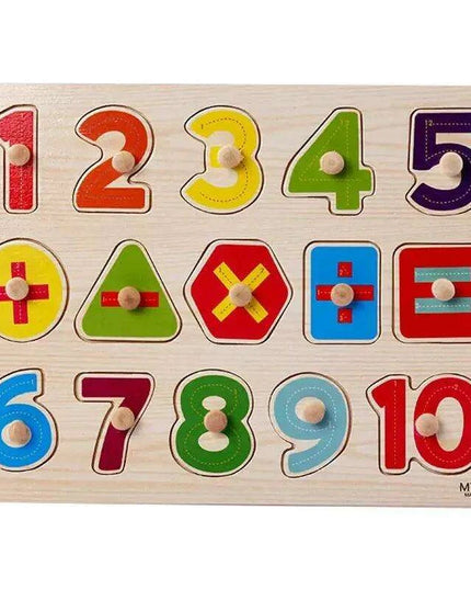 Interactive Montessori Wooden Puzzle Set - Fun Learning Toy for Early Childhood Development