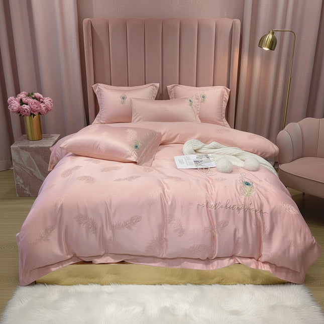 Peekaboo Studio Pure Cotton 4-Piece Quilt Cover Set - Soft & Breathabl