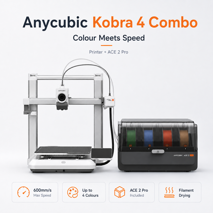 3D Printer — 600mm/s, FDM, Up to 4-Colour Printing