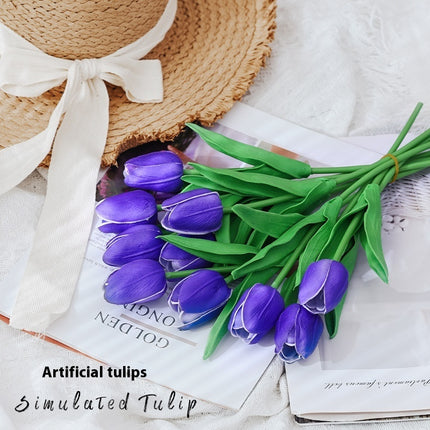 Peekaboo Studio Tulip Artificial Flower Arrangement - Realistic & Vibr