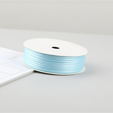 Peekaboo Studio 2mm Double-Sided Silk Ribbon for DIY Packaging