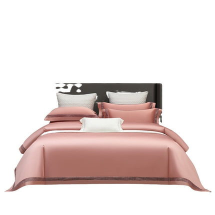 Long-staple Cotton Four-piece Set Hollow Lace Bedding