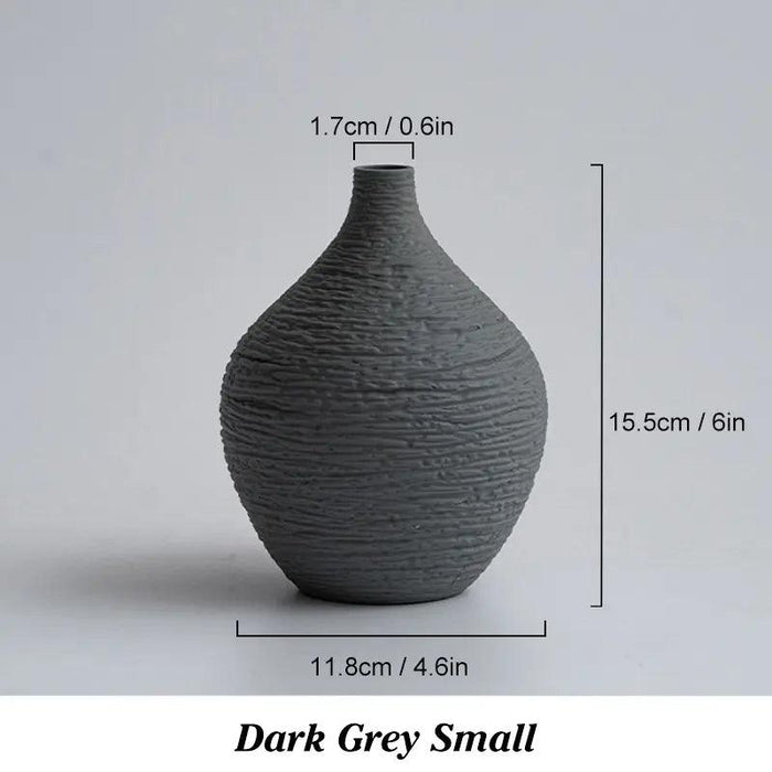Ceramic Vase Set: Nordic Elegance for Timeless Home Decor and Gifting