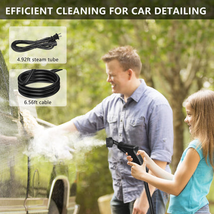 Peekaboo Studio 2500W Handheld Steam Cleaner, 1.2L Tank, 12 Attachment
