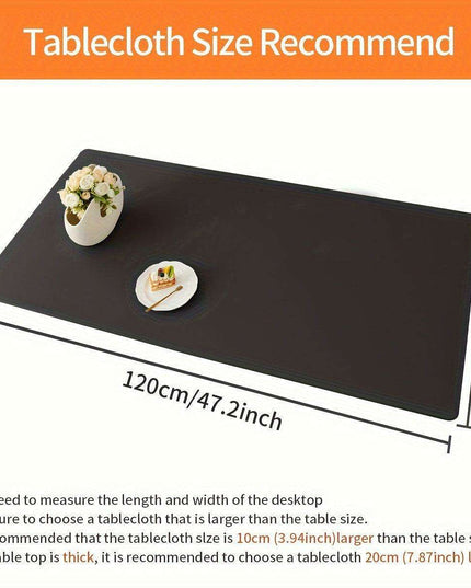 Sleek Black Waterproof Elastic Table Cover for Events and Outdoor Gatherings