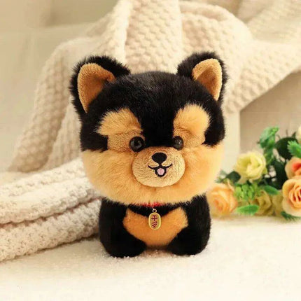 Charming Kawaii Chow-Pom-Corgi Mix Plush Pet Doll