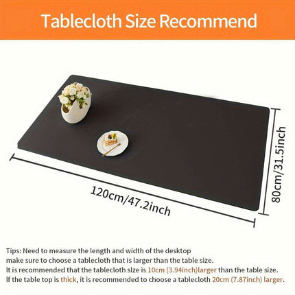 Sleek Black Waterproof Elastic Table Cover for Events and Outdoor Gatherings