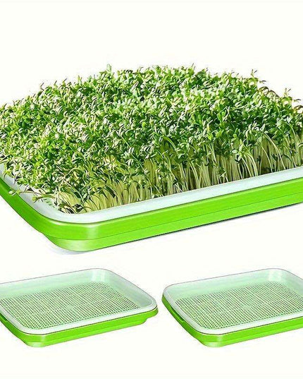 Soilless Hydroponic Seedling Germination Trays - 5-Pack for Indoor & Outdoor Cultivation