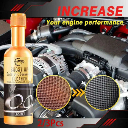 3-Pack Premium Engine & Catalytic Converter Cleaner for Enhanced Vehicle Performance - Très Elite