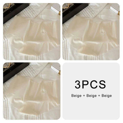 3-Pack Women's Luxurious Ice Silk Mid-Rise Briefs - Ultimate Comfort Seamless Lingerie - Très Elite
