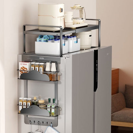 AliKopy Magnetic Refrigerator Top Storage Rack - Space-Saving Organize