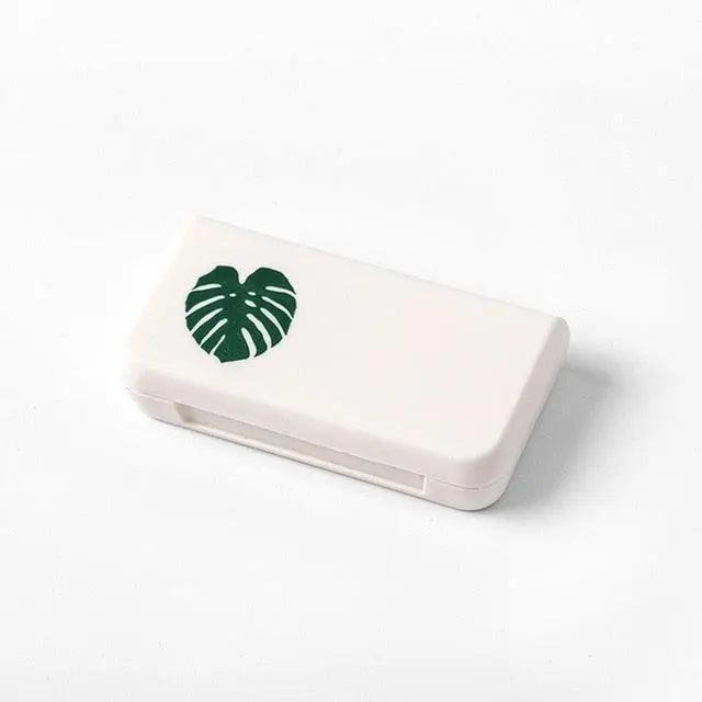 Portable Eco-Friendly 3-Section Pill Organizer for Travel