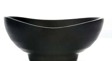 30-Piece Elegant Black Frosted Melamine Ramen Bowl Set - Essential for Gourmet Dining and Korean Cuisine - Très Elite