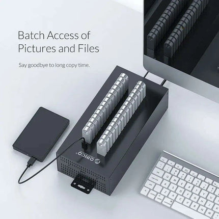30-Port Heavy-Duty USB Hub with Built-In SD Card Reader for Enhanced Data Transfer and Charging - Très Elite