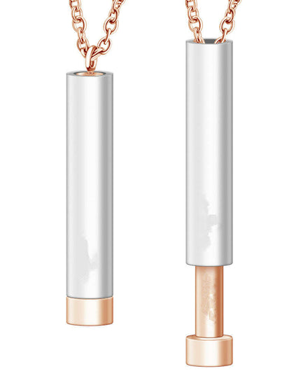 Customize Lovers Name Stainless Steel Necklace Remember Your Most Meaningful Phrase Word