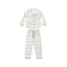 Luxurious Customizable Cute Cat Satin Pajamas for Women by Véronique Roy