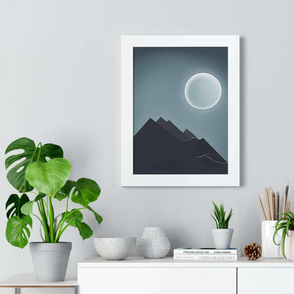 Celestial Harmony Eco-Conscious Framed Art Print