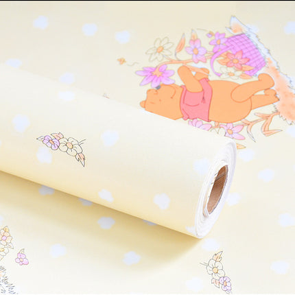Self Adhesive Wallpaper PVC Cartoon Series Pastoral 45 Banana Stars Moon 10m