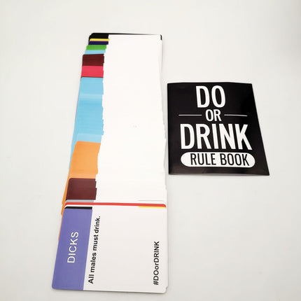 Do Or Drink Board Game Card Set In Color Box For Ages 14 And Up
