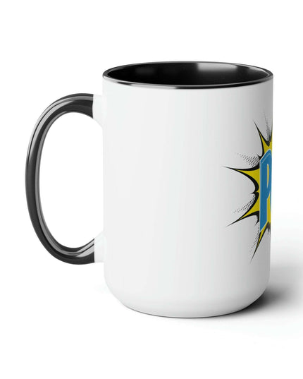 Sophisticated Dual-Hued Ceramic Coffee Mugs - Maison d'Elite Series